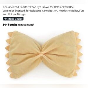 Fred Comfort Food Golden Bow Eye Pillow